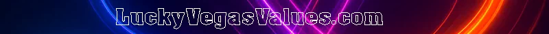 Lucky Vegas Values — logo banner